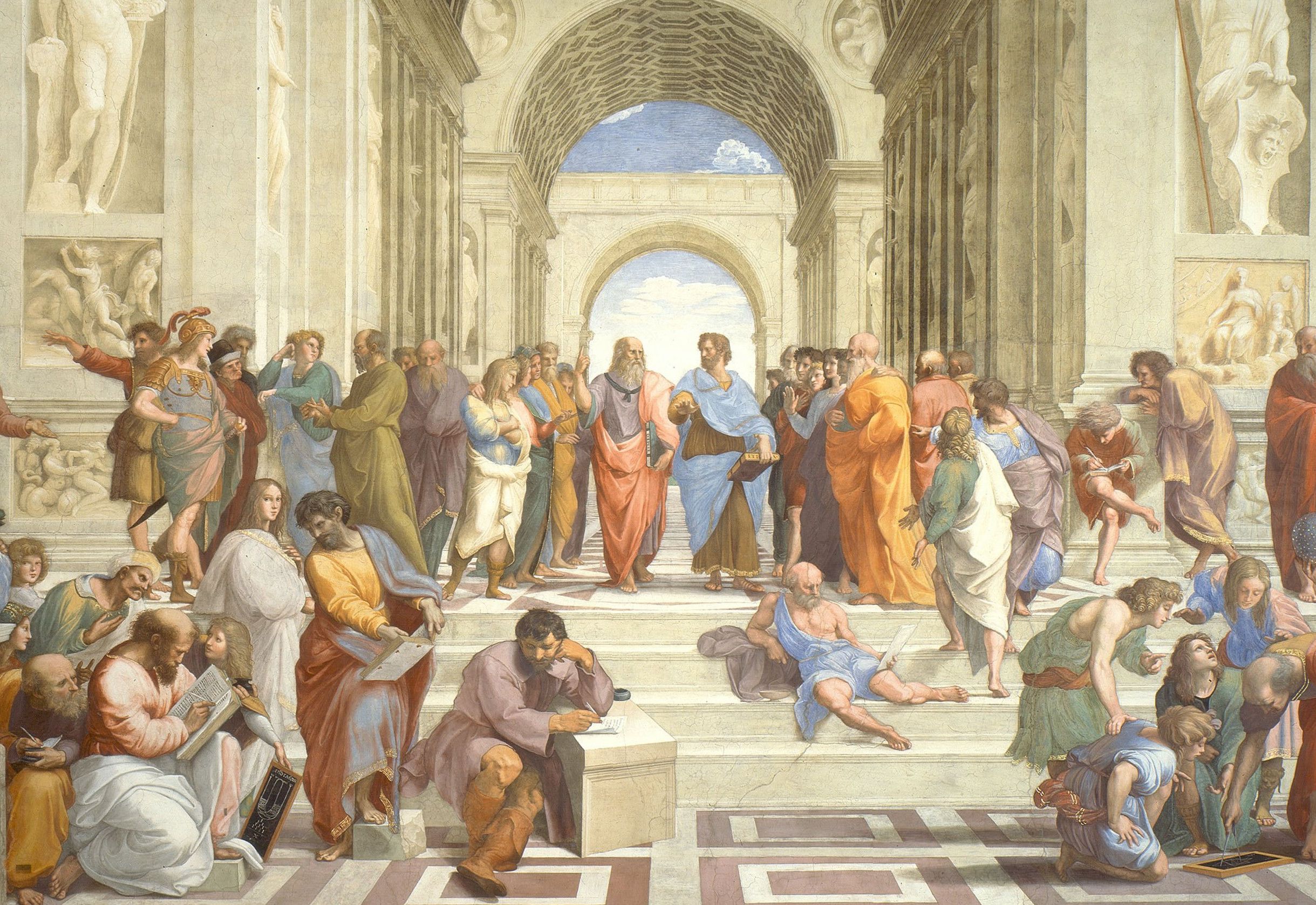 A detail from The School of Athens