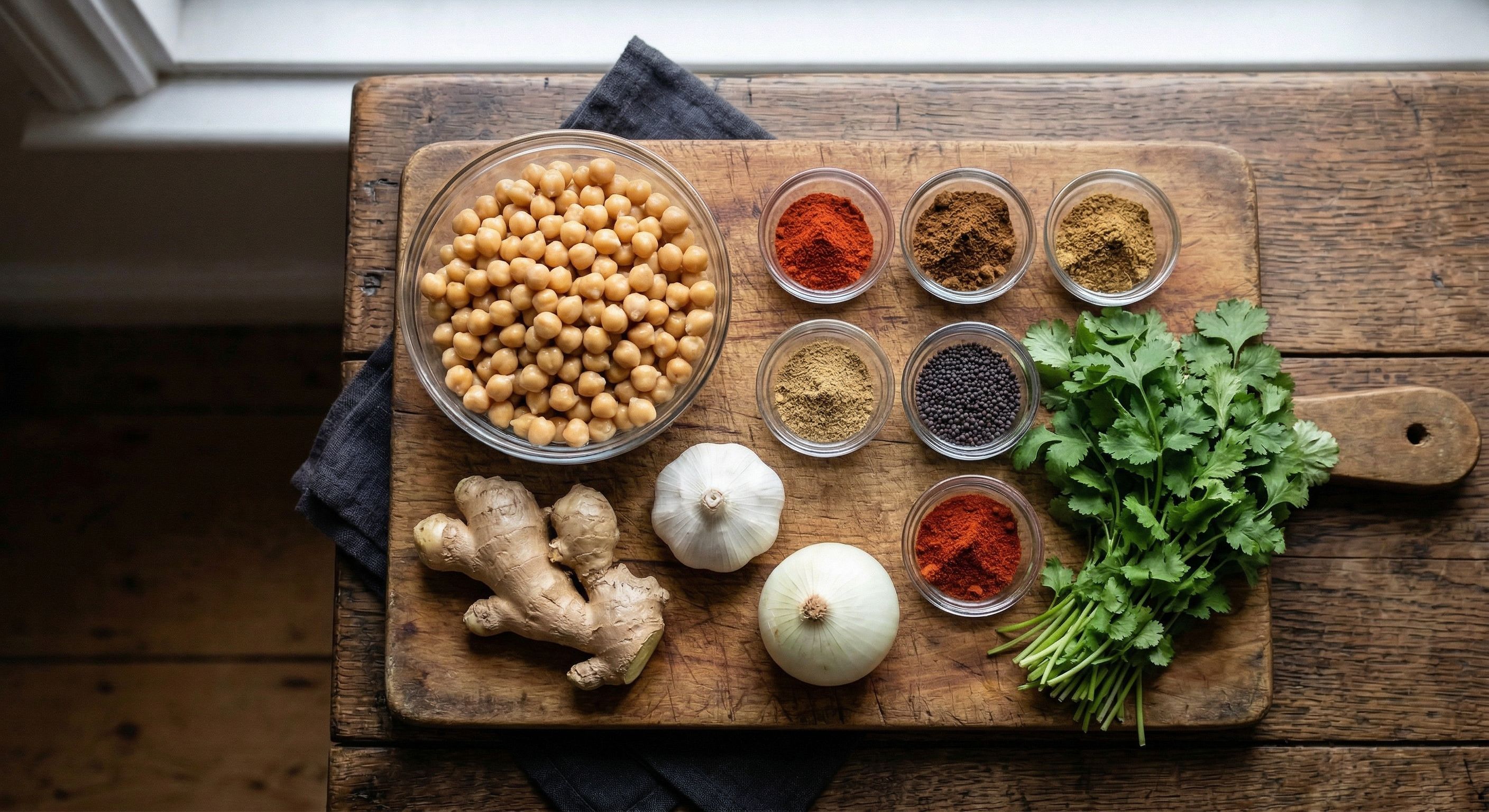 Chana Masala Ingredients