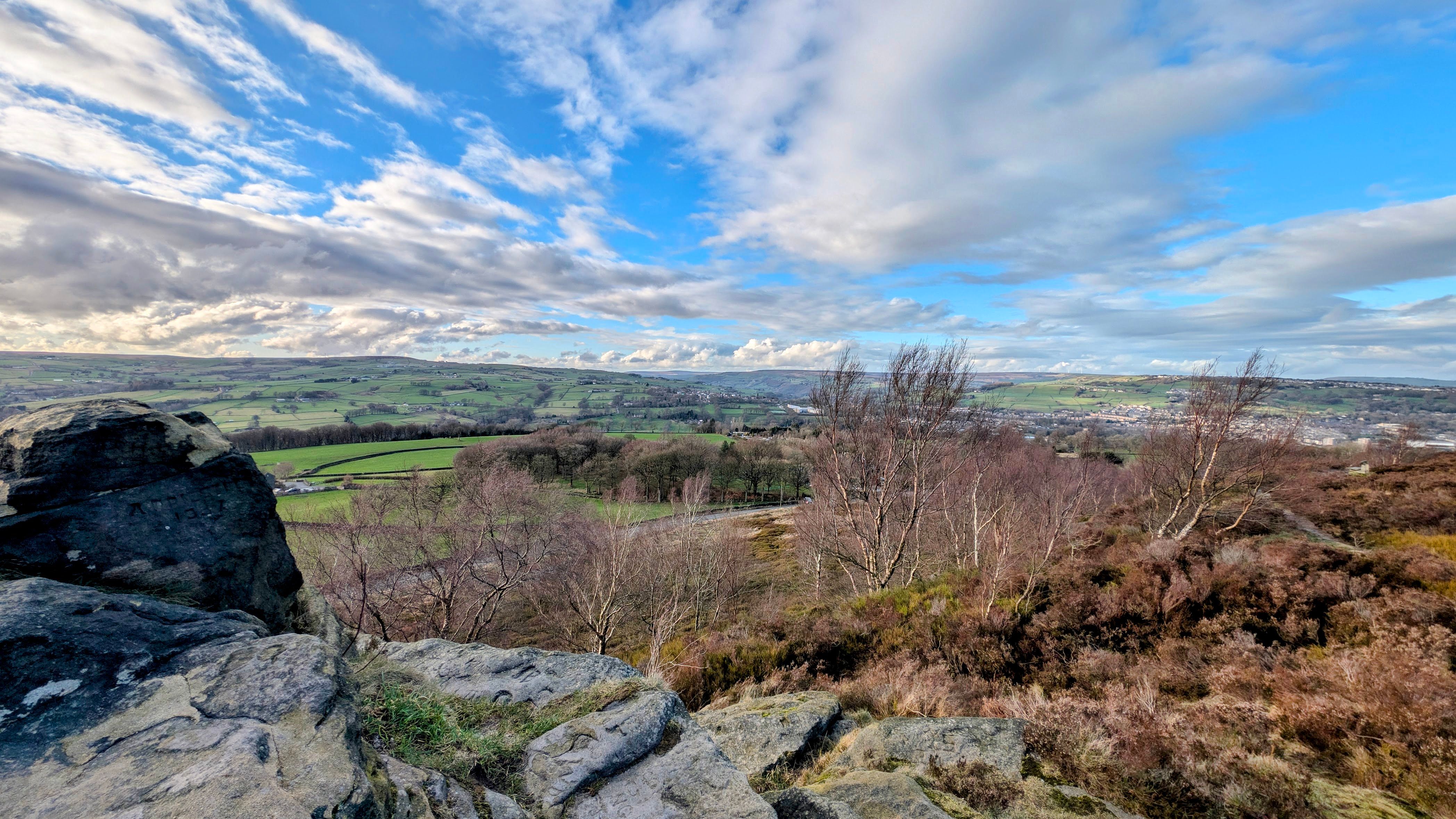 A view of Norland Moor, Halifax, UK.