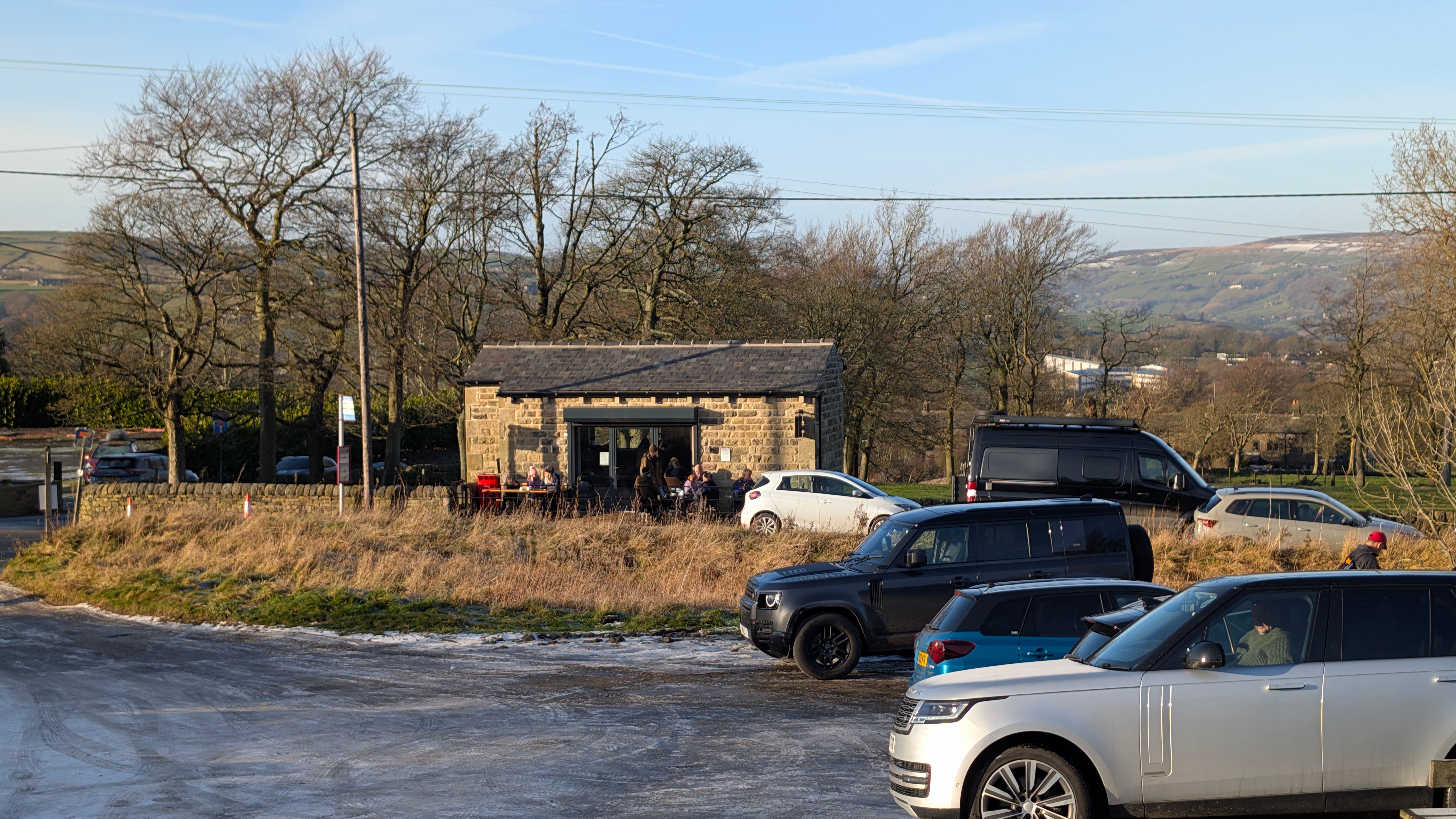 The Outhouse coffee shop, Norland Moor, Halifax, UK.